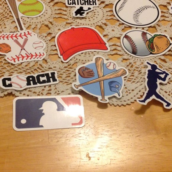 Baseball Stickers for cellphone, laptop, hydroflask, locker, team - Picture 4 of 4